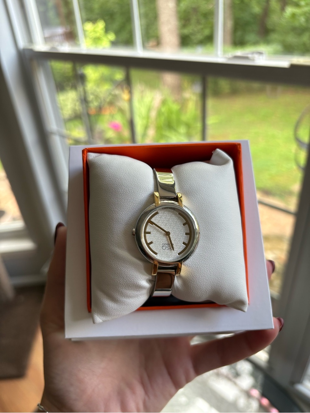 ESQ by Movado contempo Two-Tone Gold and Silver Watch